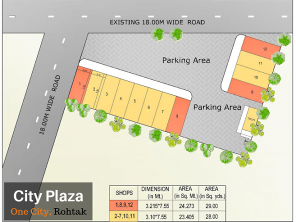 City Plaza Rohtak Layout Plan